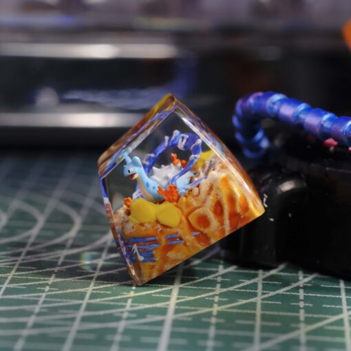 Custom Lapras Pokemon Artisan Keycap