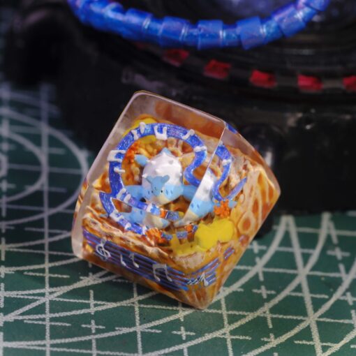 Custom Lapras Pokemon Artisan Keycap